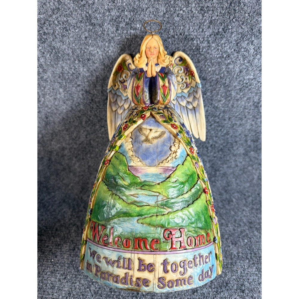 Jim Shore Heartwood Creek Peaceful Journey Angel Figurine 4003513 Vintage 2005